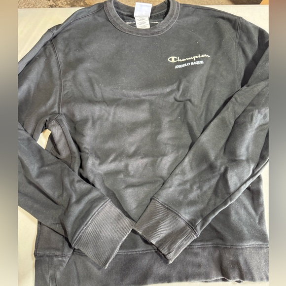 Champion Charcoal Gray Crewneck Sweatshirt Angelo baque - Picture 1 of 3
